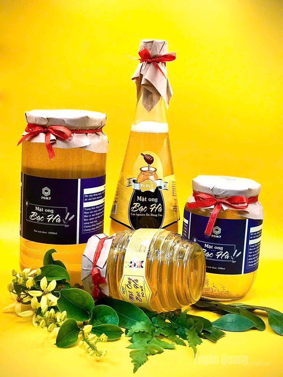 Những giọt mật ong Bạc hà sánh mịn, thơm ngon được người tiêu dùng ưa chuộng.