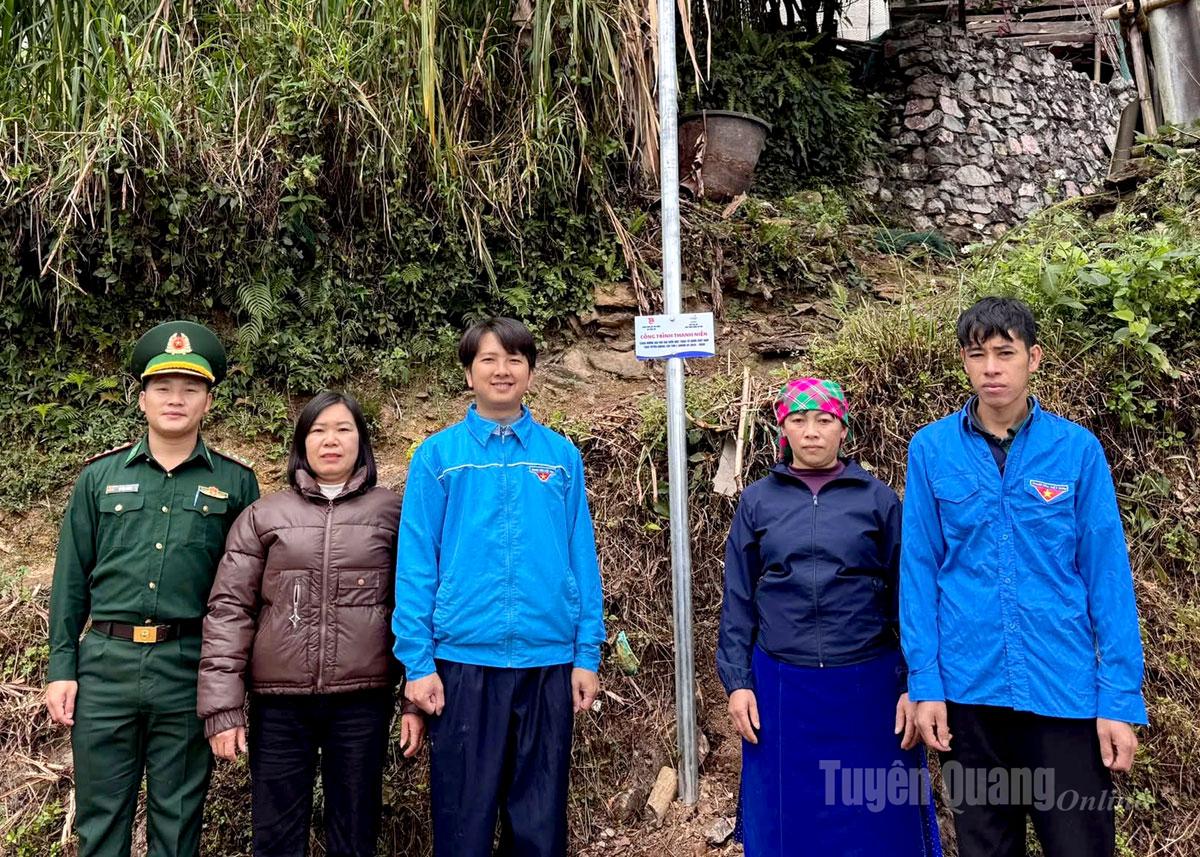 Công trình Thanh niên chào mừng Đại hội Mặt trận Tổ quốc Việt Nam tỉnh Tuyên Quang