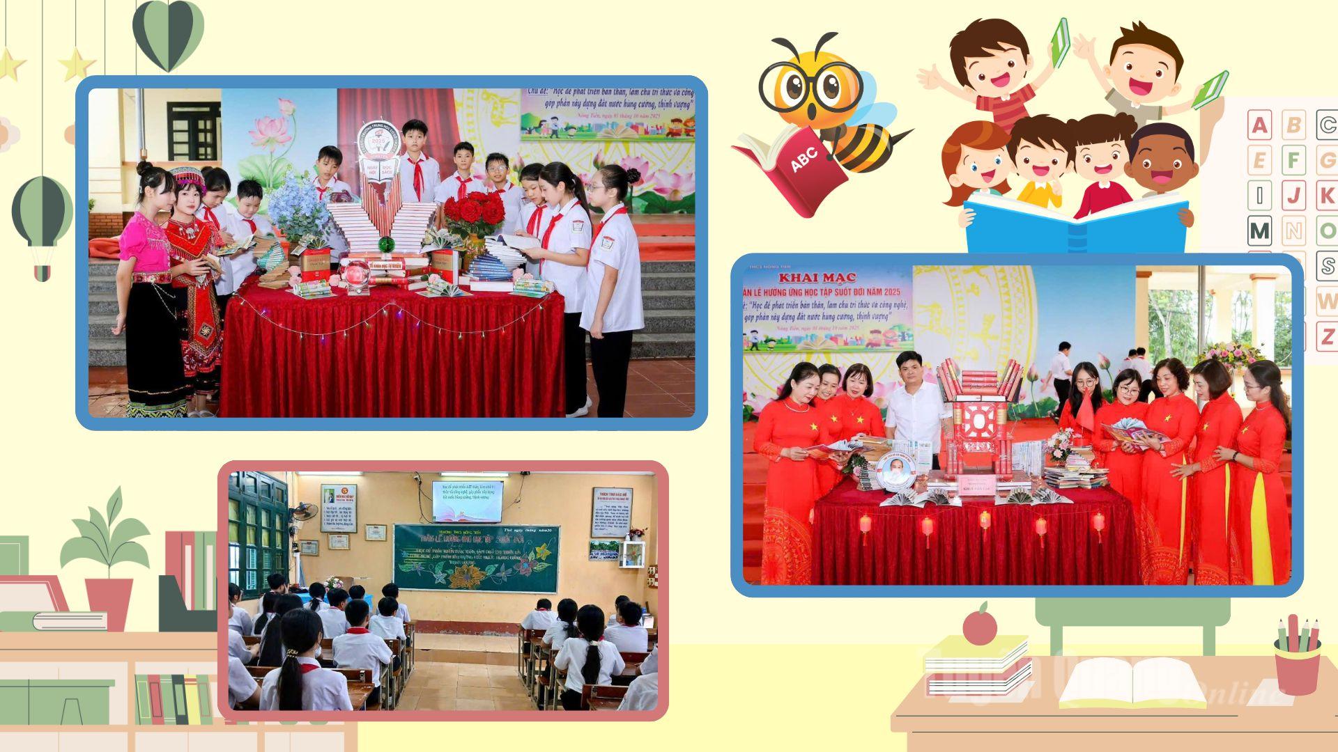 Phong trào học tập suốt đời được học sinh, giáo viên hưởng ứng mạnh mẽ và có sức lan tỏa sâu rộng.