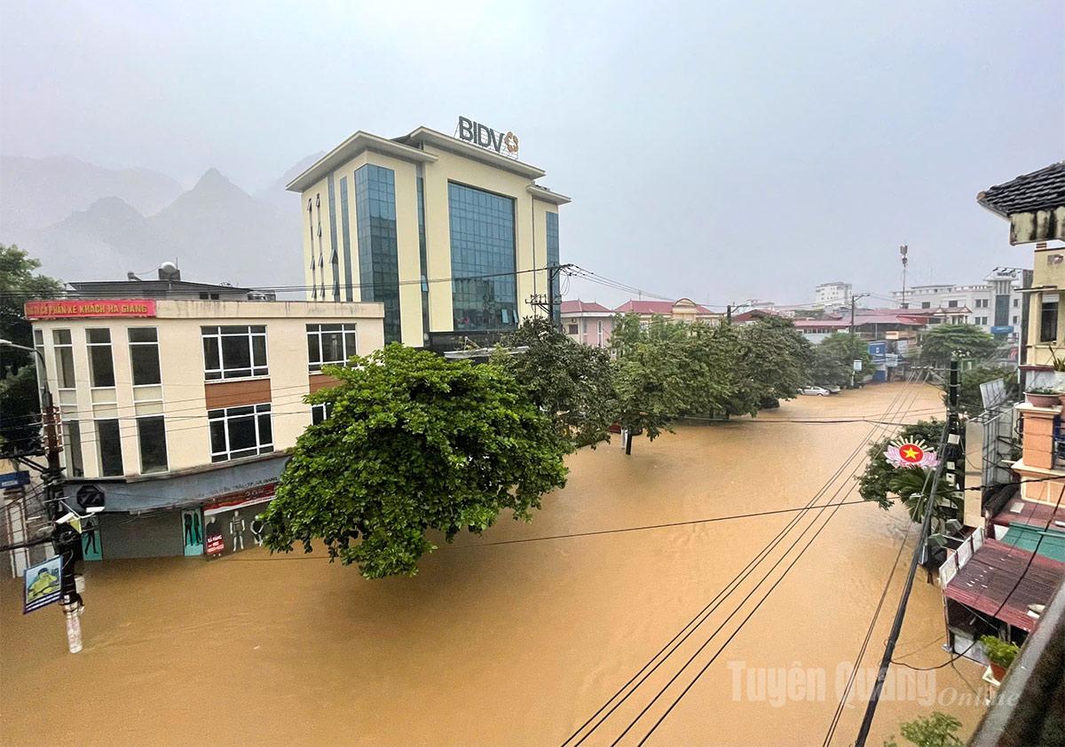 Khu vực đường Nguyễn Trãi, phường Hà Giang 1. Ảnh: Thảo Nguyên