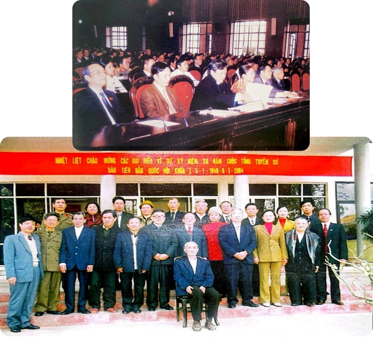 1.	Đoàn ĐBQH tỉnh dự lễ kỷ niệm 58 năm cuộc Tổng tuyển cử đầu tiên bầu cử Quốc hội khóa I, tháng 1/2004.