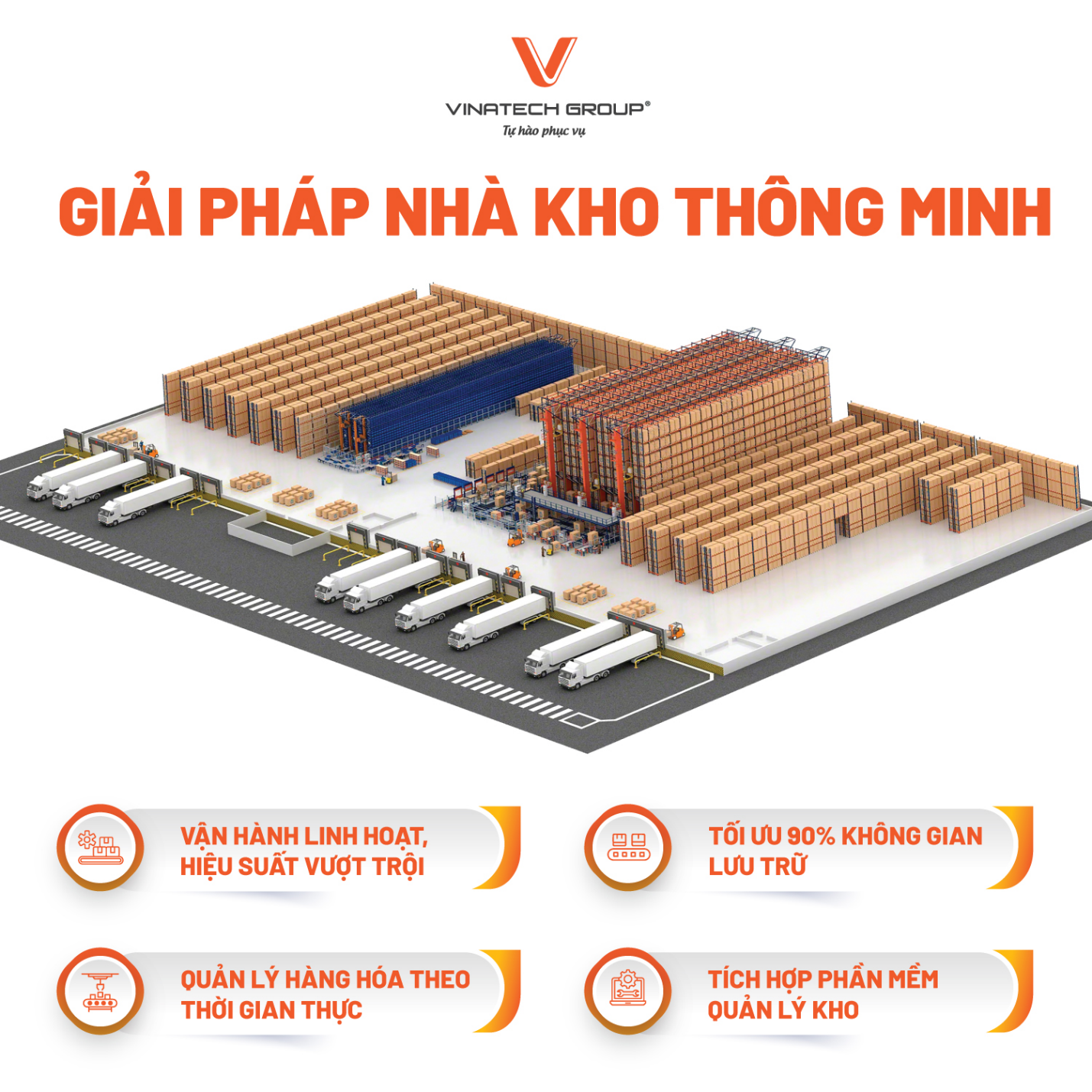 Giải pháp nhà kho thông minh giúp doanh nghiệp tăng diện tích kho và giảm chi phí vận hành