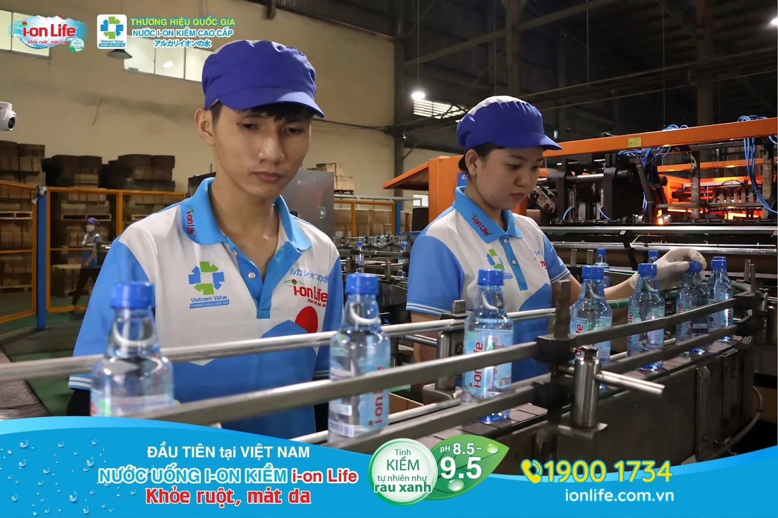 i-on Life xây dựng dây chuyền hiện đại bật nhất và kiểm soát chất lượng nghiêm ngặt