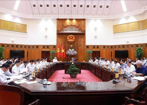 An overview of the working session (Photo: VNA)