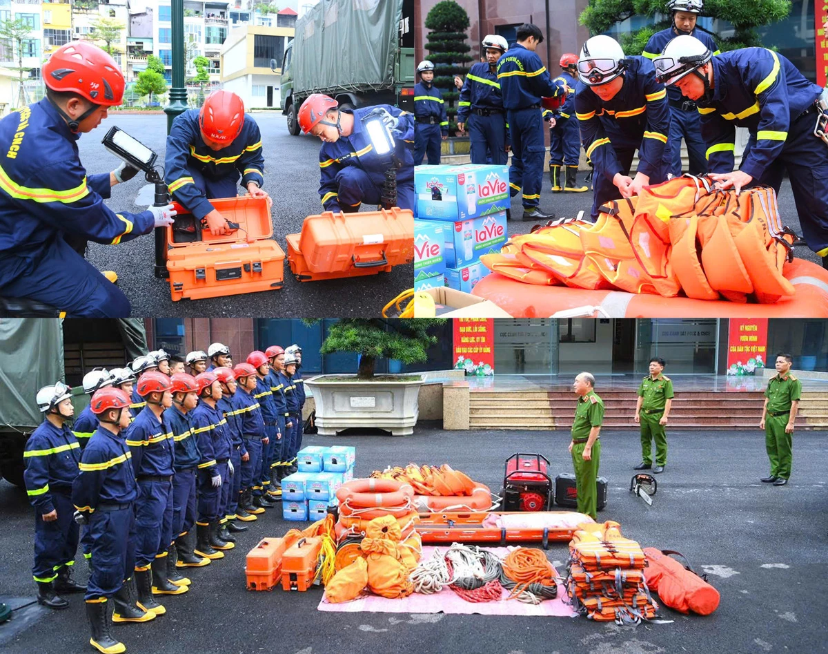 Công an thành phố Hà Nội lên đường thực hiện nhiệm vụ cứu hộ, cứu nạn tại Tuyên Quang
Ảnh: Thông tin Chính phủ