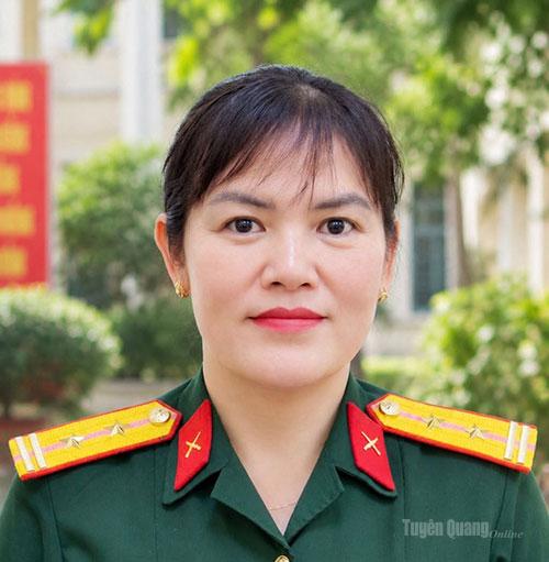Trung tá Vi Thị Bình,
Văn phòng Bộ Chỉ huy Quân sự tỉnh.