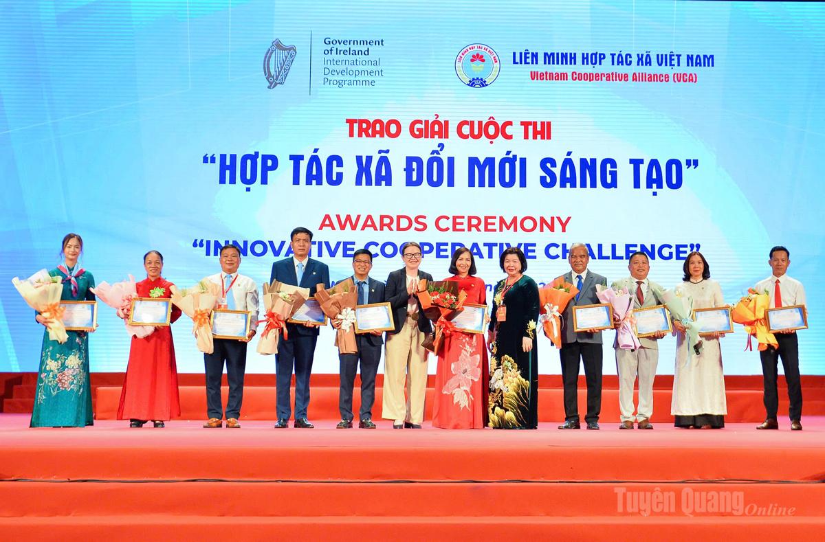 HTX Sáng Nhung là một trong 10 HTX đoạt giải “Hợp tác xã đổi mới sáng tạo” năm 2026.