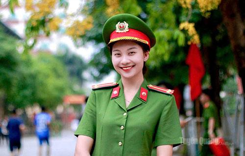 Trung úy Ngô Thị Ngọc Ánh, Công an phường Nông Tiến.