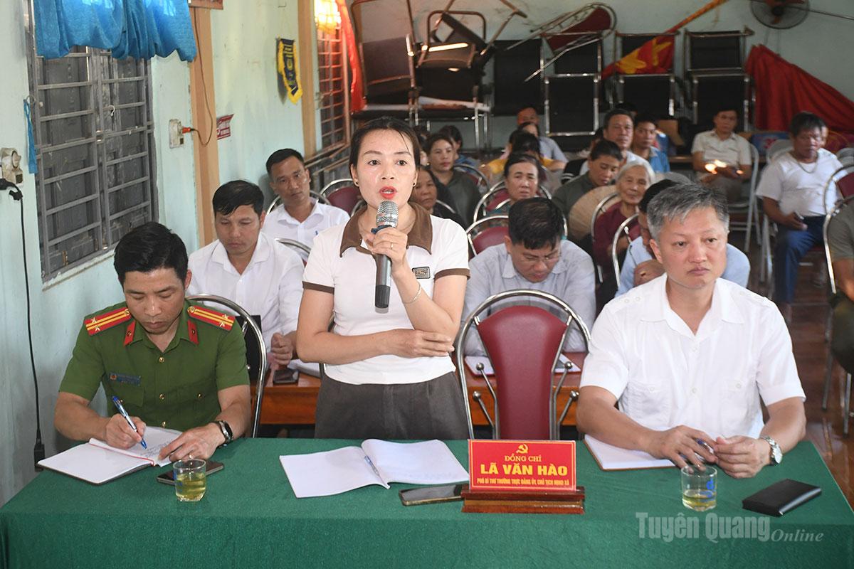 Thông qua tiếp xúc cử tri, đại biểu HĐND xã Thái Hòa kịp thời lắng nghe tâm tư, nguyện vọng của Nhân dân.
