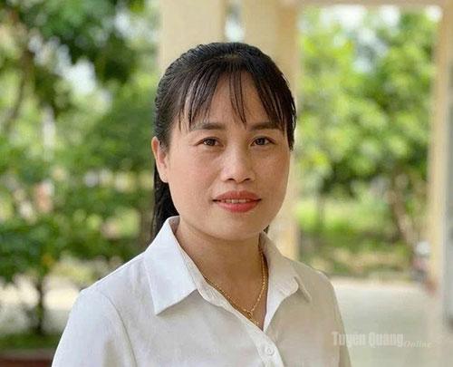 Chị Triệu Thị Hằng,
Chi hội trưởng Chi hội Phụ nữ
thôn Tân Thượng, xã Minh Thanh