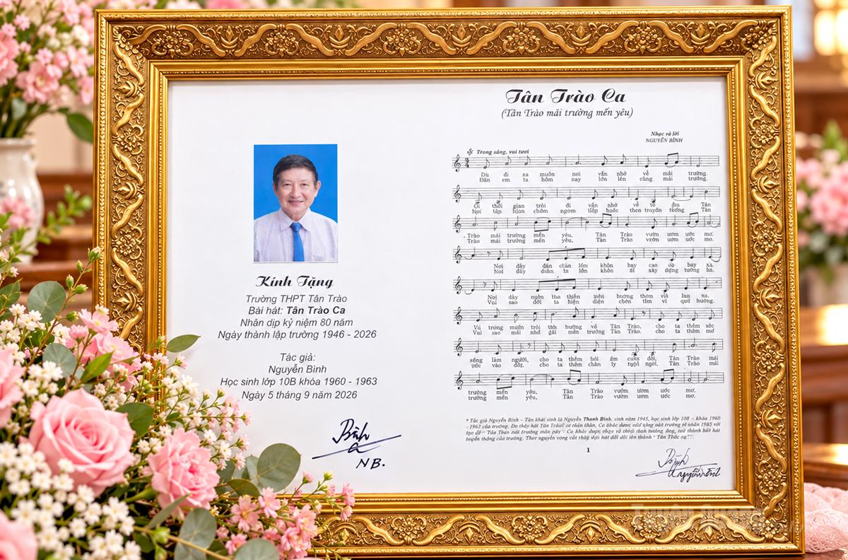 Tân Trào ca luôn được các thế hệ giáo viên, học sinh Trường THPT Tân Trào trân quý, gìn giữ.