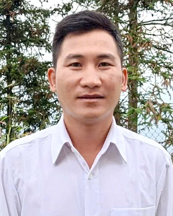 Đồng chí Sùng Seo Sỉ, Bí thư Đoàn TNCS Hồ Chí Minh xã Xín Mần