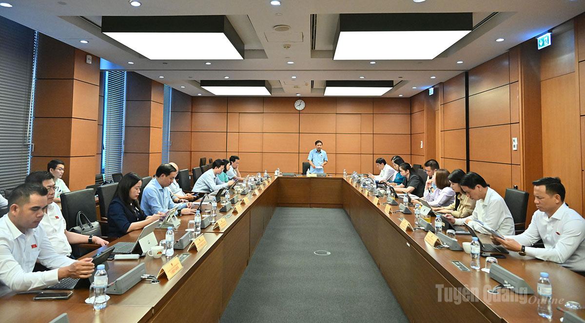 Đóng góp nhiều ý kiến từ thực tiễn địa phương vào các dự thảo luật, nghị quyết