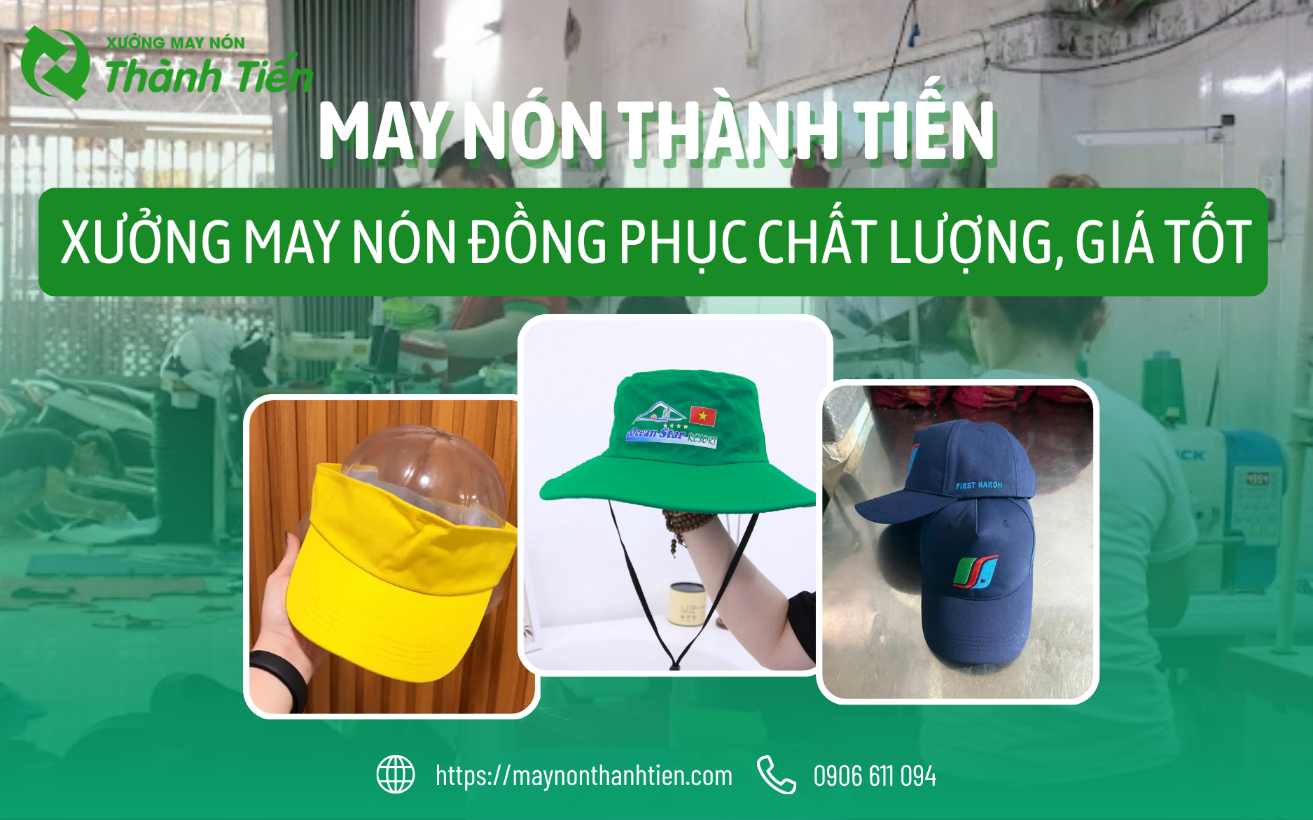 Xưởng May Nón Đồng Phục Chất Lượng, Giá Tốt