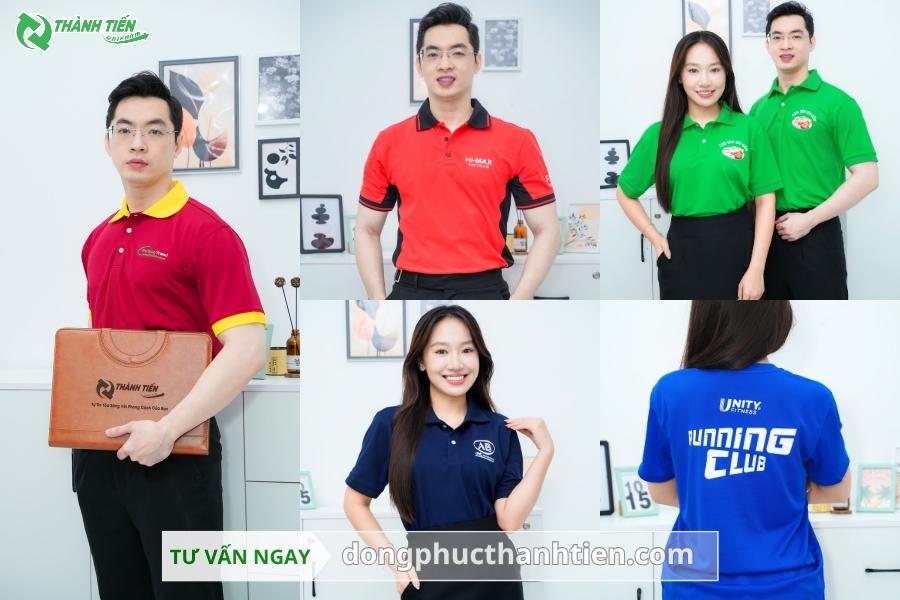 Mẫu đồng phục áo thun đẹp, cao cấp tại Đồng Phục Thành Tiến