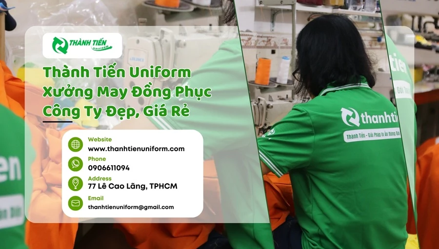 Xưởng Thành Tiến Uniform - Địa chỉ may áo sơ mi đồng phục uy tín