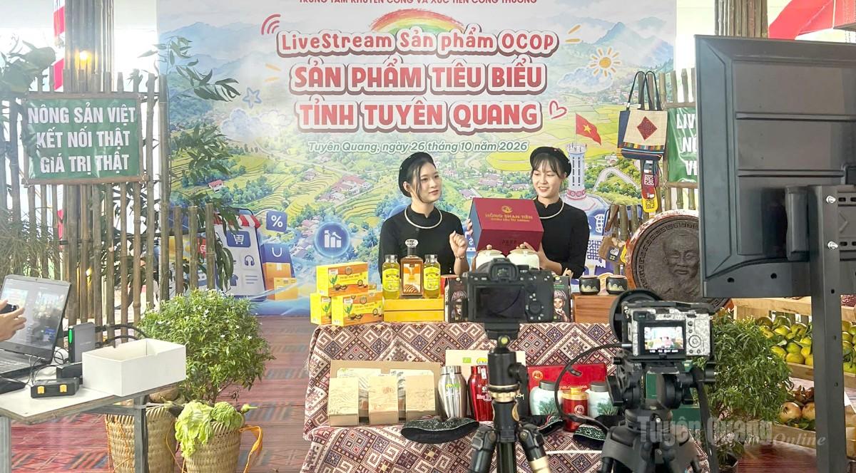 Phiên Livestream quảng bá sản phẩm OCOP thu hút hơn 17.000 lượt xem.
