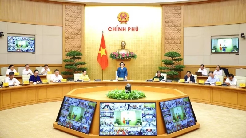 Deputy Prime Minister Pham Thi Thanh Tra speaks at the conference (Photo: The Ministry of Culture, Sports and Tourism)