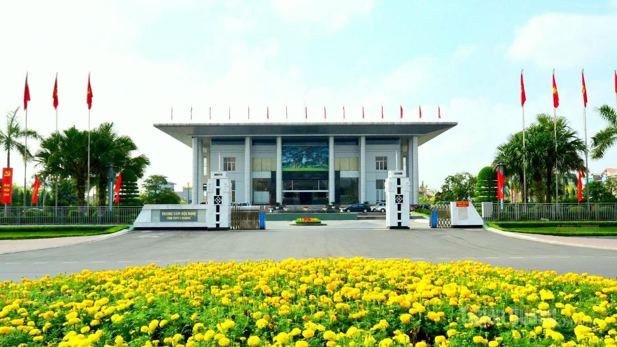 Trung tâm Hội nghị tỉnh, nơi sẽ diễn ra Kỳ họp thứ sáu HĐND tỉnh khóa XX.