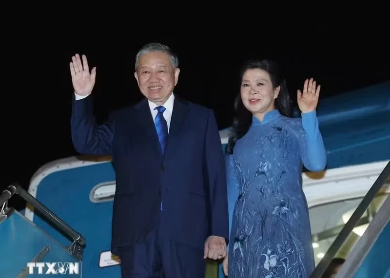 General Secretary of the Communist Party of Viet Nam Central Committee and President To Lam, his spouse Ngo Phuong Ly, and a high-ranking Vietnamese delegation leave Ha Noi on October 19 for a state visit to Denmark and official visits to the European Union and Belgium.