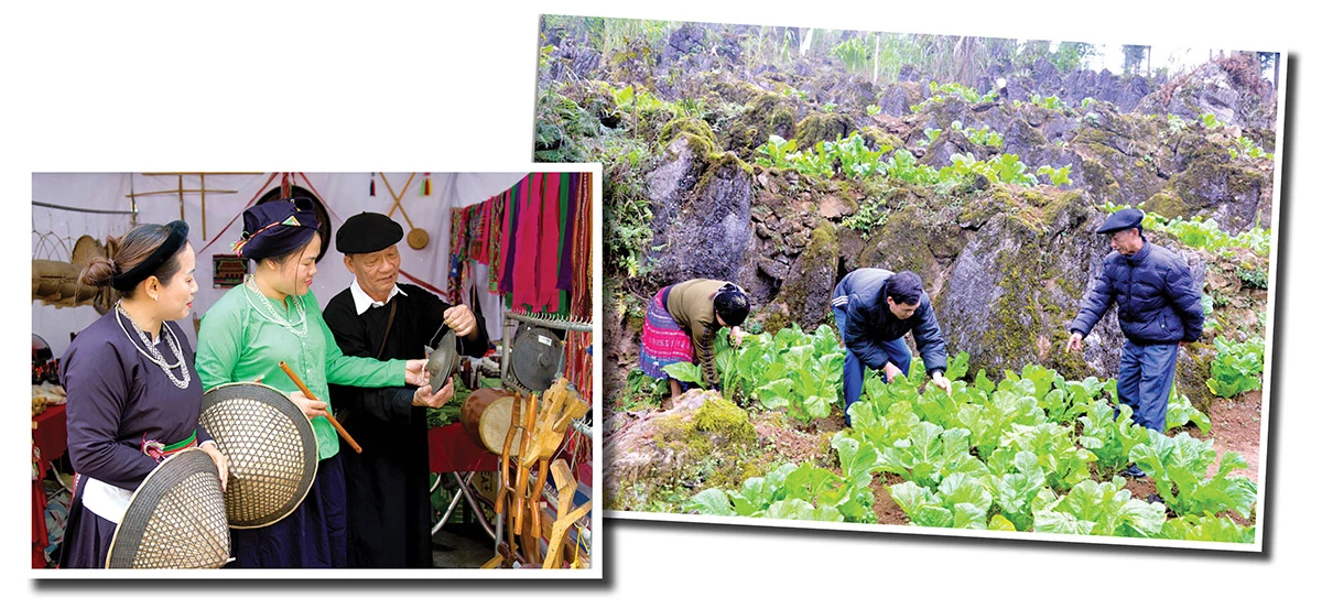 Những người có uy tín trong đồng bào dân tộc thiểu số tuyên truyền, vận động bà con phát triển kinh tế.