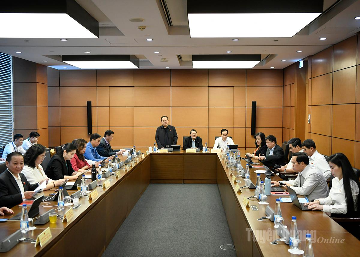 Các đại biểu tại phiên thảo luận tổ.