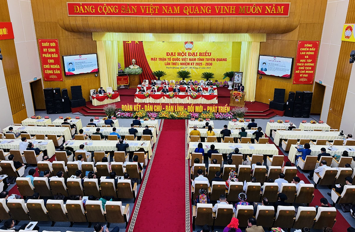 Ngày làm việc thứ nhất Đại hội đại biểu MTTQ Việt Nam tỉnh Tuyên Quang lần thứ I, nhiệm kỳ 2025-2030