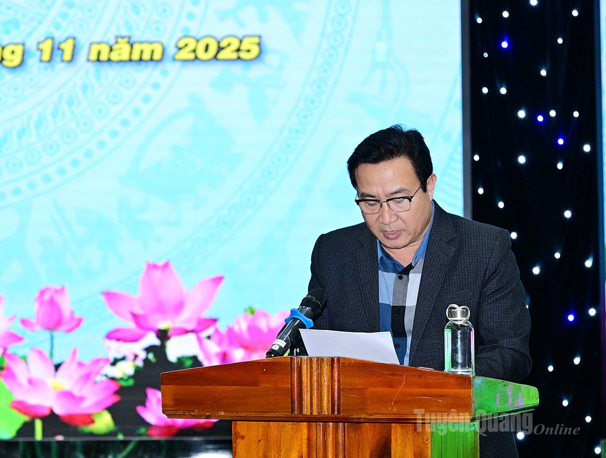 Phó Tổng Biên tập Nguyễn Bình Minh phát động phong trào thi đua năm 2026.