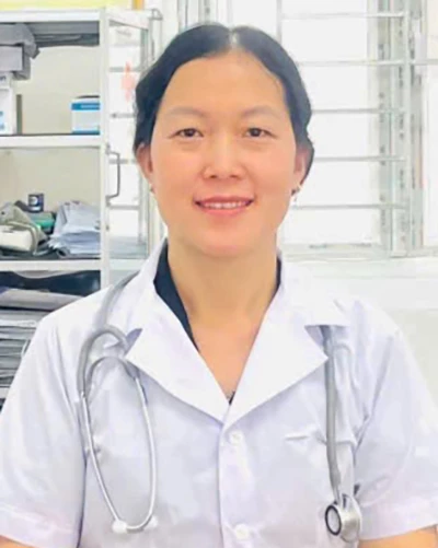 Bác sĩ Lương Thị Hiền, Trạm trưởng, Trạm y tế xã Thanh Thủy
