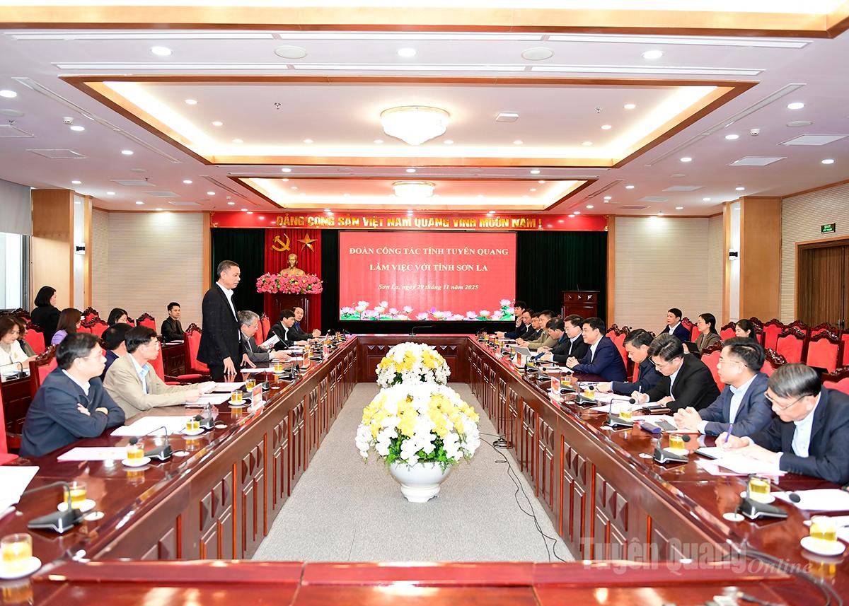 Quang cảnh buổi làm việc.