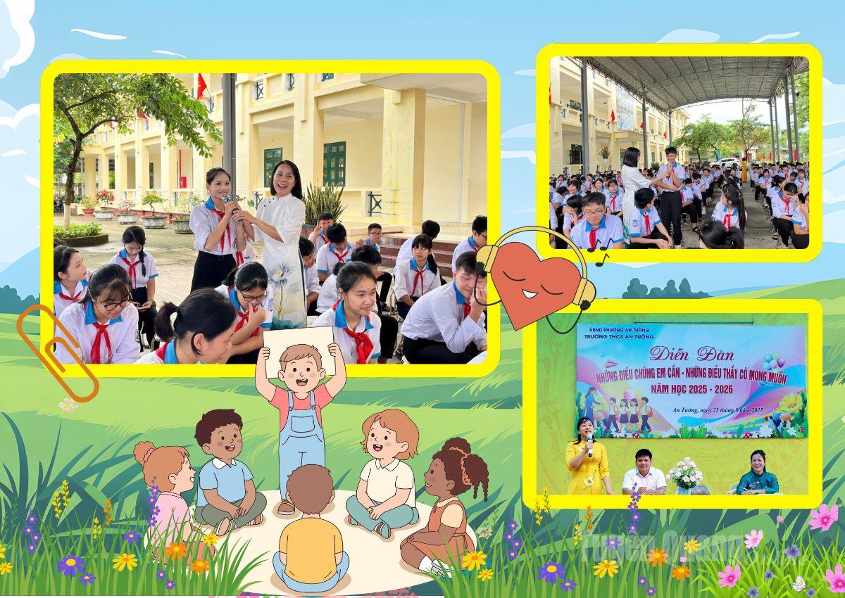 Diễn đàn Những điều chúng em cần - Những điều thầy cô mong muốn do trường THCS An Tường tổ chức