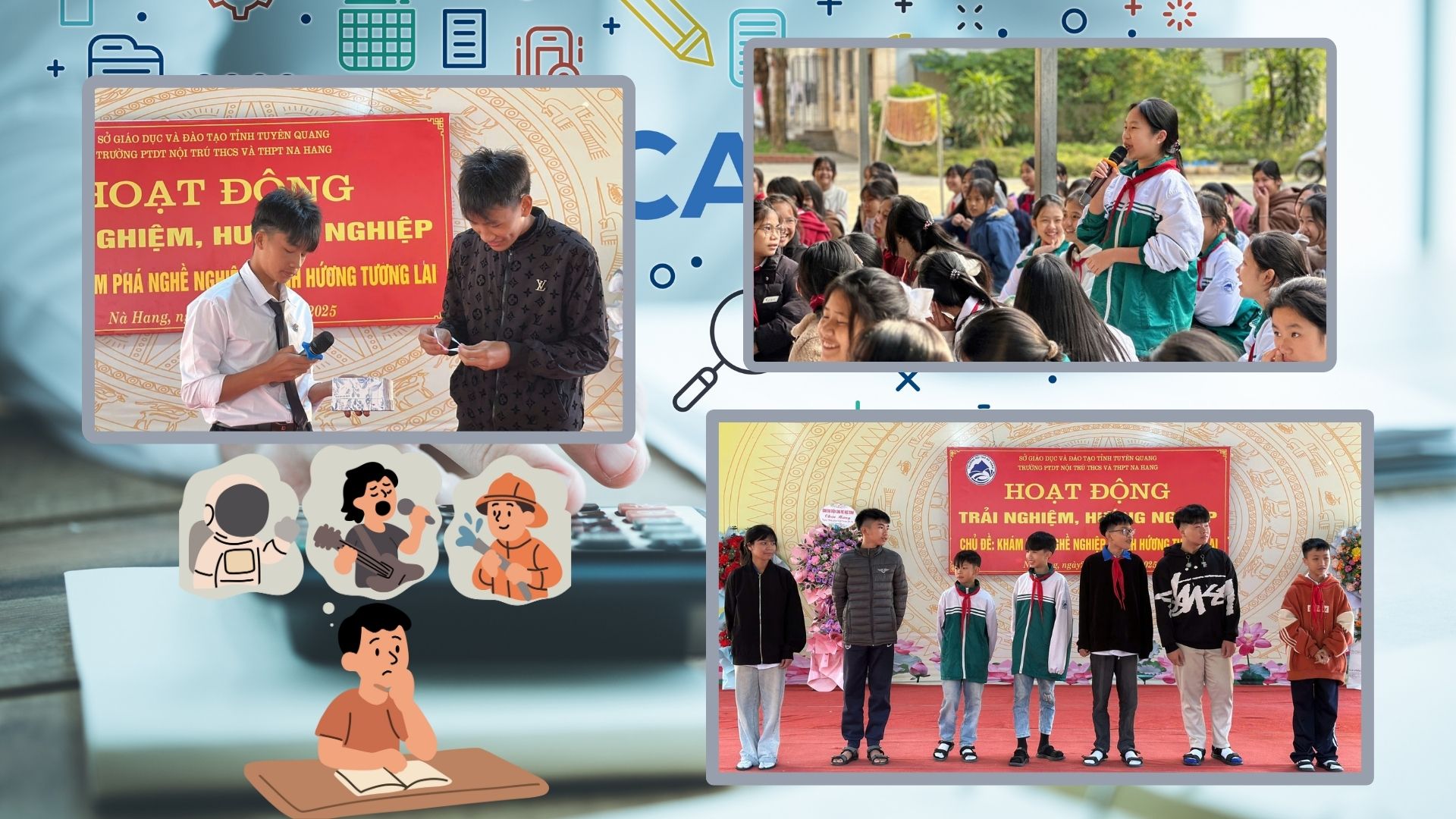 Hoạt động trải nghiệm, hướng nghiệp tại trường Phổ thông Dân tộc nội trú THCS & THPT Na Hang.