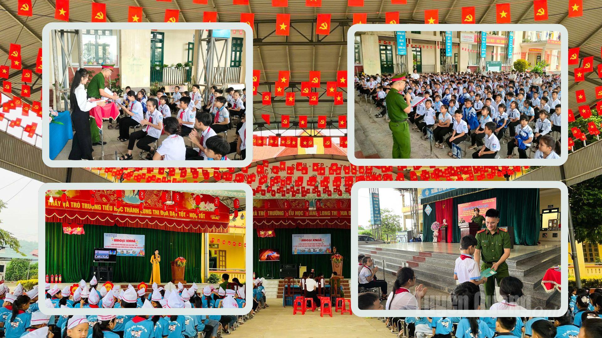 Nhiều hoạt động ngoại khóa được tổ chức để các em có thêm kiến thức và tự tin hơn khi nói lên ý kiến của mình.