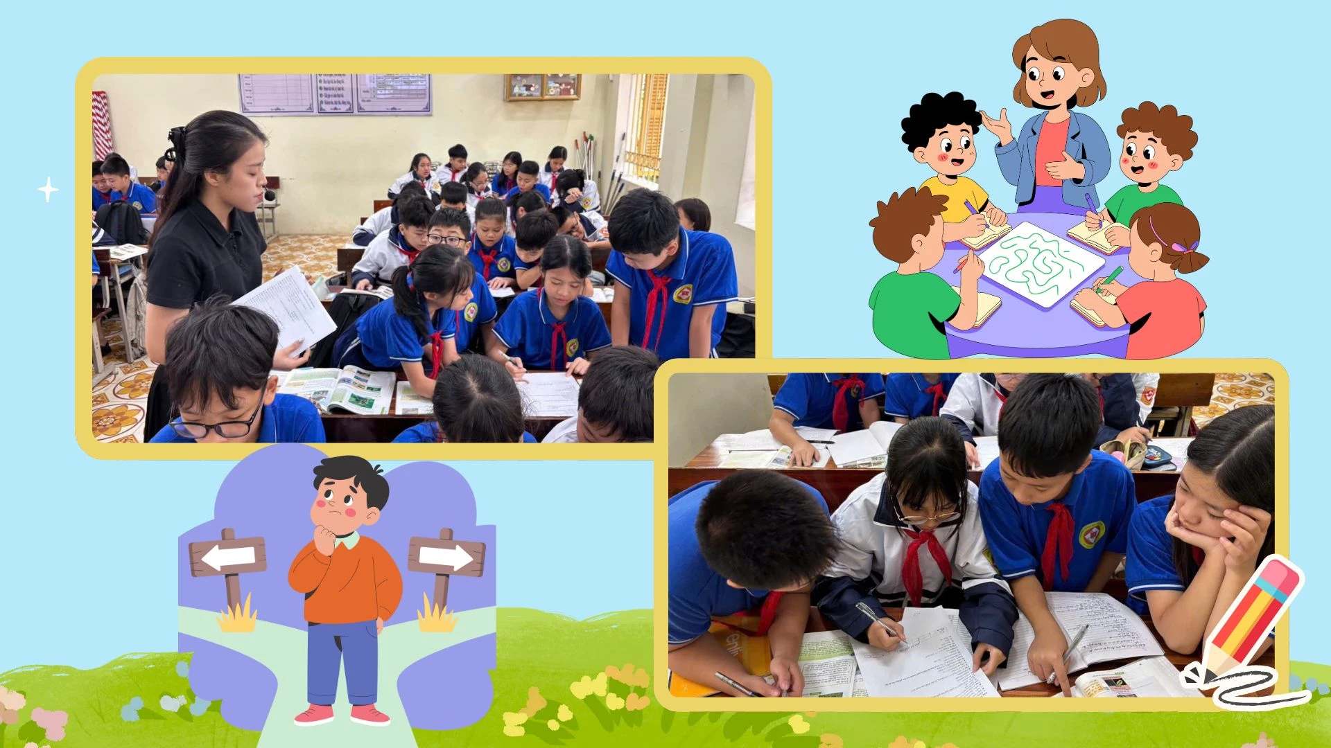 Với học sinh THCS, việc tìm ra môn học yêu thích cũng là bước đầu tiên của việc chọn ngành, chọn nghề trong tương lai.