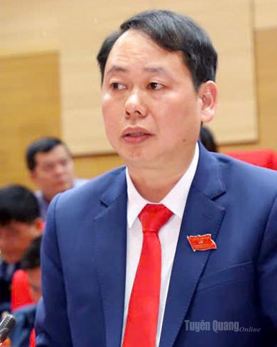 Đồng chí Lý Chòi Nhàn, Bí thư Đảng ủy xã Hồ Thầu.