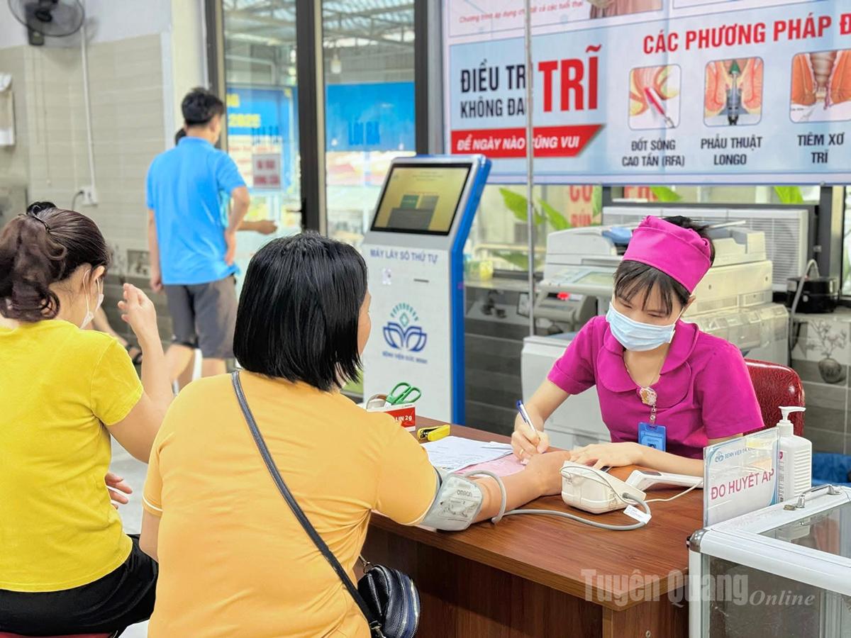 Bệnh viện Đa khoa Đức Minh áp dụng khám chữa bệnh bằng BHYT cho người dân.