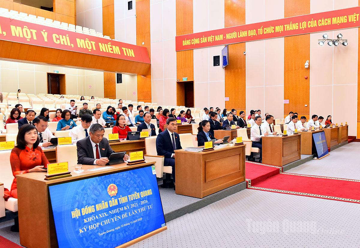 Các đại biểu dự kỳ họp.