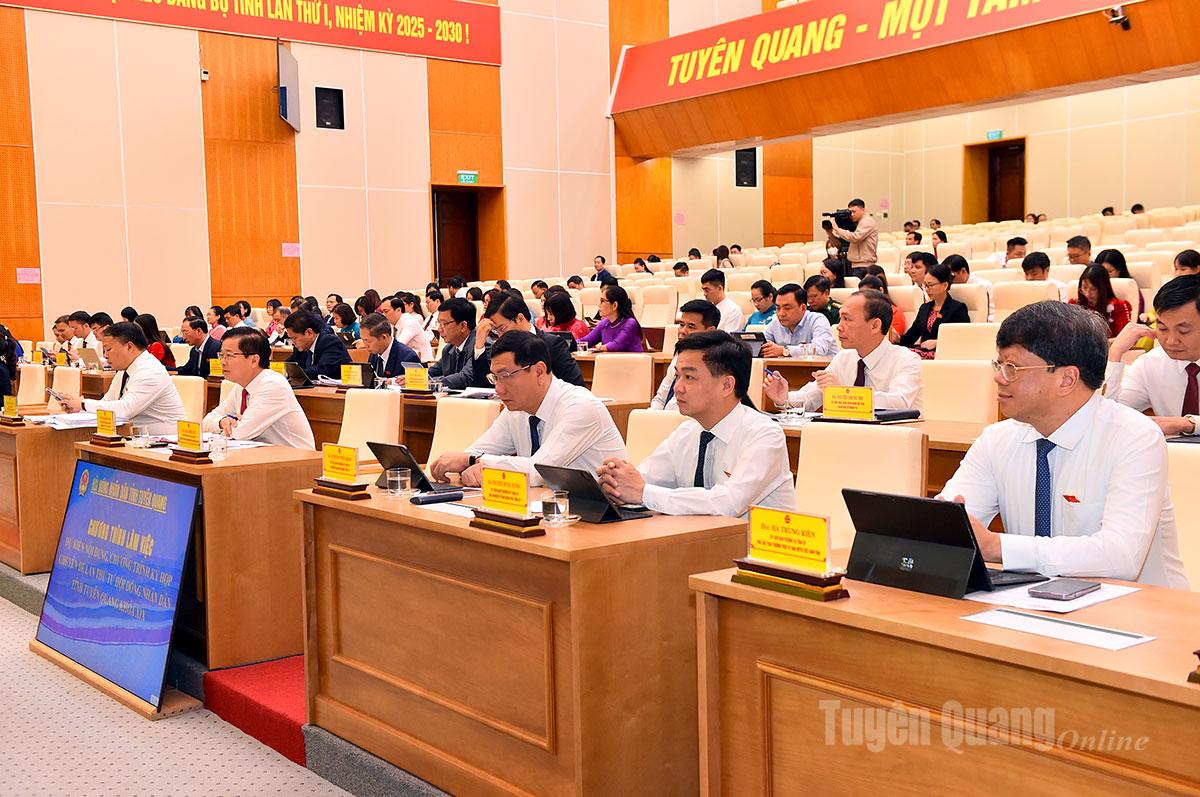 Đại biểu dự kỳ họp.