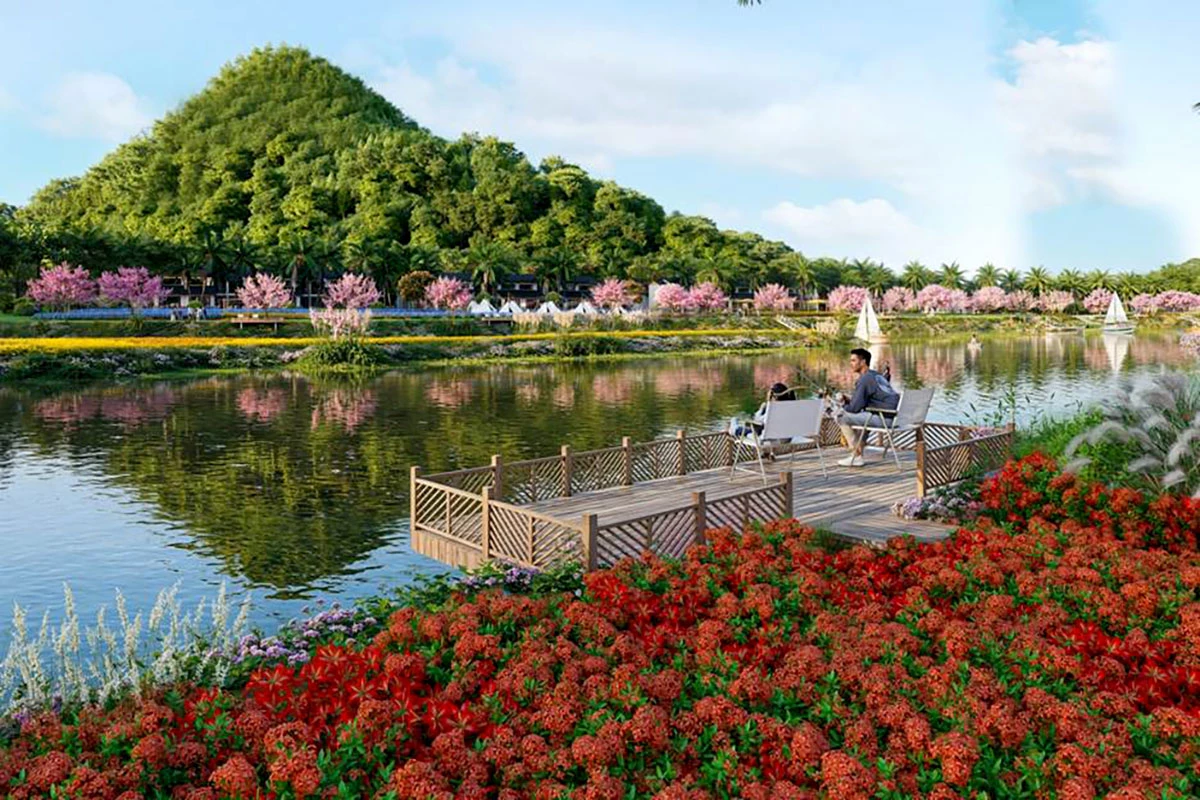 Khu nghỉ dưỡng phát triển theo triết lý dưỡng xuân xuyên suốt, chú trọng cân bằng giữa kiến trúc, cảm xúc và văn hóa, từ đó định vị một phong cách sống tái tạo cho du khách hiện đại.