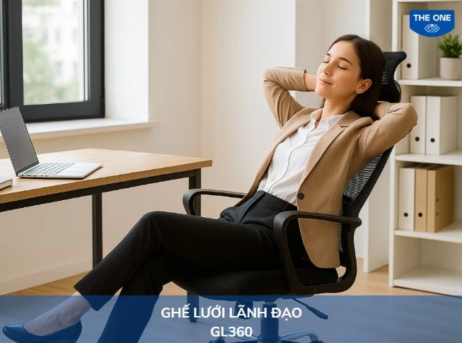 Bảo dưỡng ghế xoay văn phòng định kỳ giúp ghế bền lâu, mang lại cảm giác thoải mái khi sử dụng