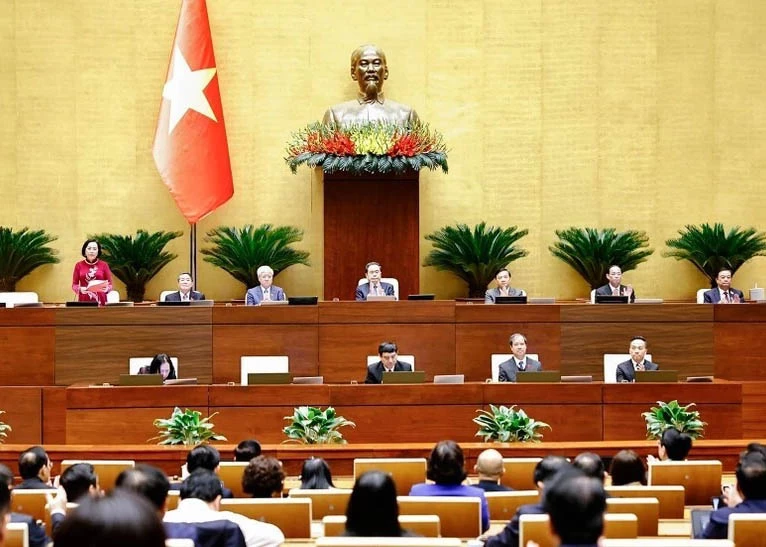 An overview of a discussion within the 15th National Assembly’s 10th session (Photo: VNA)