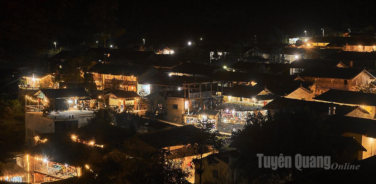 Lo Lo Chai at night glows with lights, creating a lively yet cozy atmosphere as the tourist season kicks in.