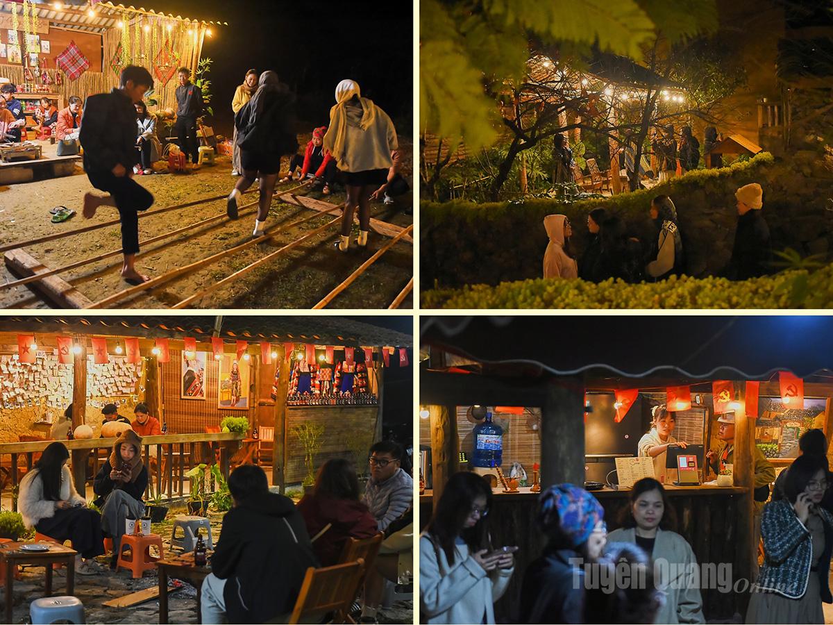 Visitors often stroll around the village or take part in short cultural exchange activities with locals. Amid the cold of the stone plateau, many groups gather around fire pits, enjoying traditional local dishes.