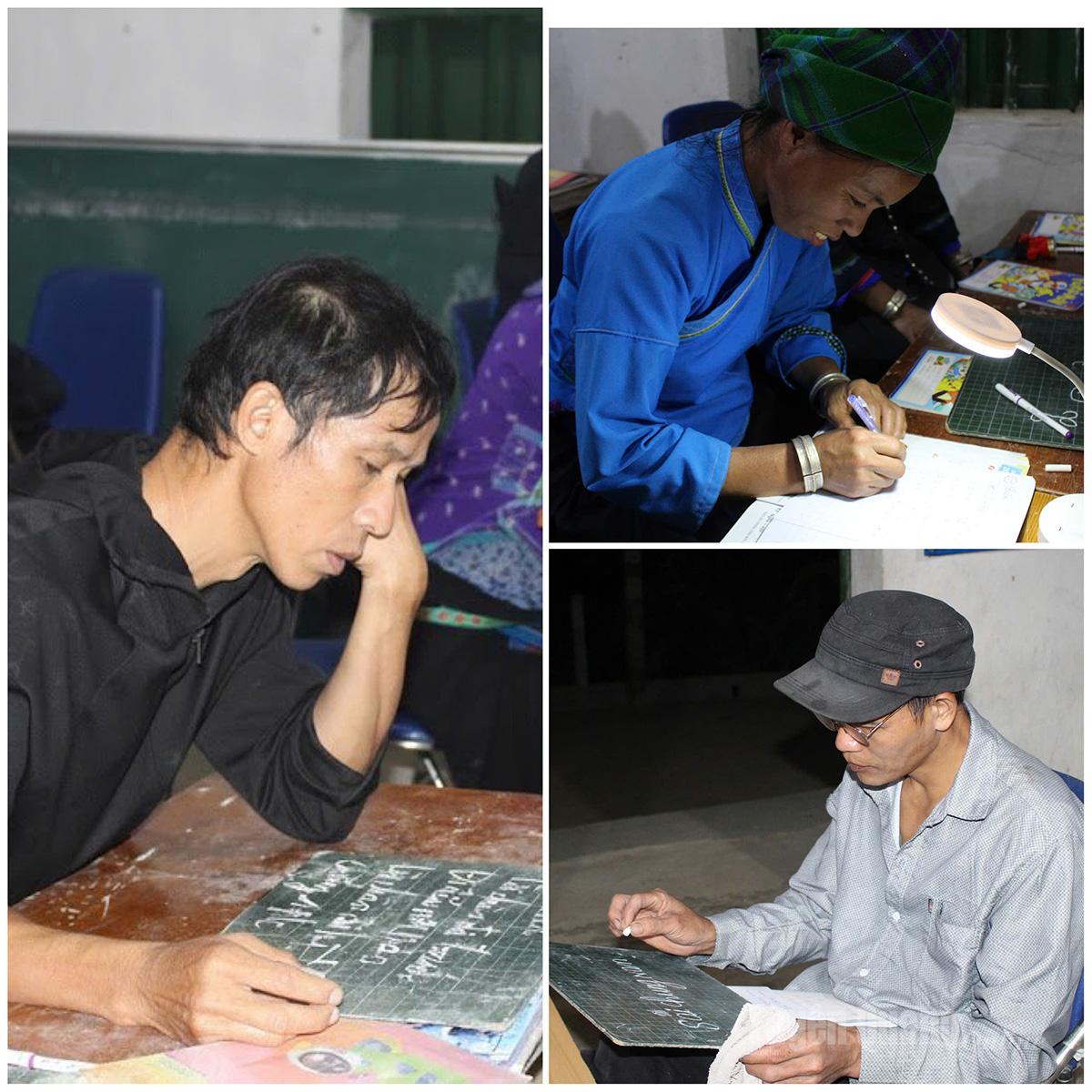 The calloused hands once accustomed to plowing fields and growing corn now carefully shaping each letter stand as proof of the perseverance and aspiration for progress among border-area residents.