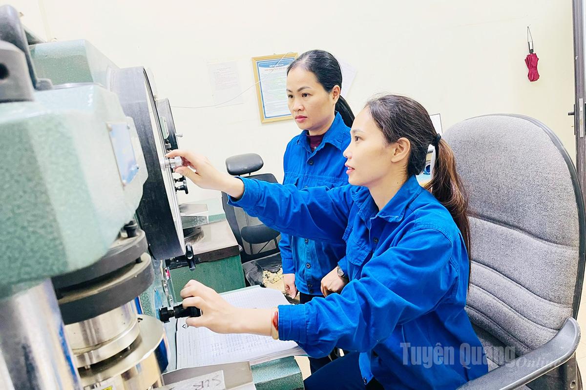 Bộ phận kiểm định chất lượng sản phẩm của Công ty.