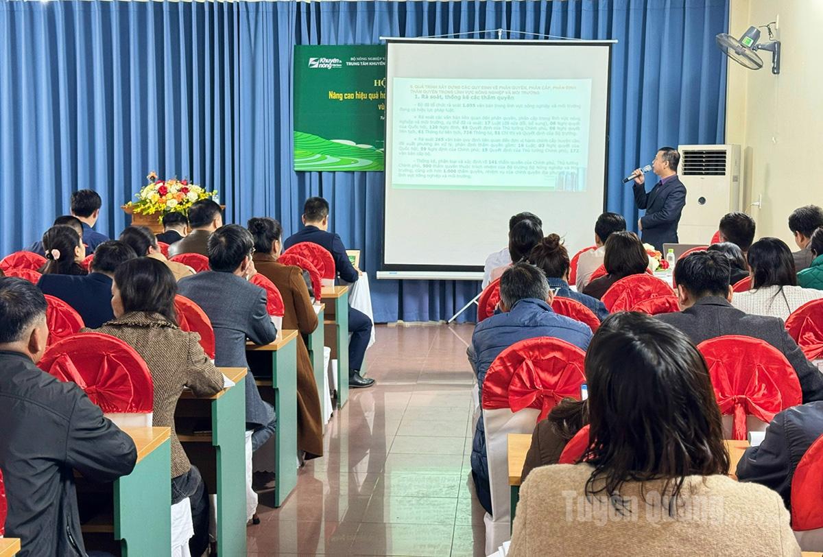 Toàn cảnh hội nghị tập huấn.