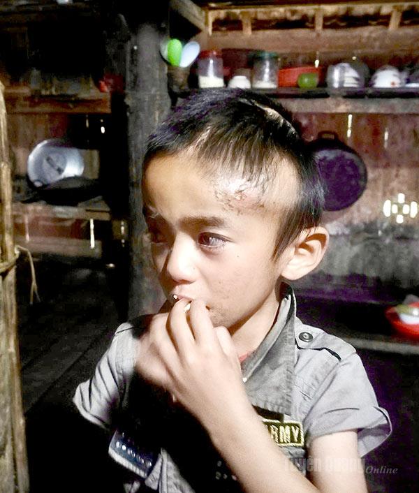 Cháu Lù Quốc Tâm, cụm Mã Tẻn, thôn Bản Pắng, Xã Bản Máy, tỉnh Tuyên Quang.