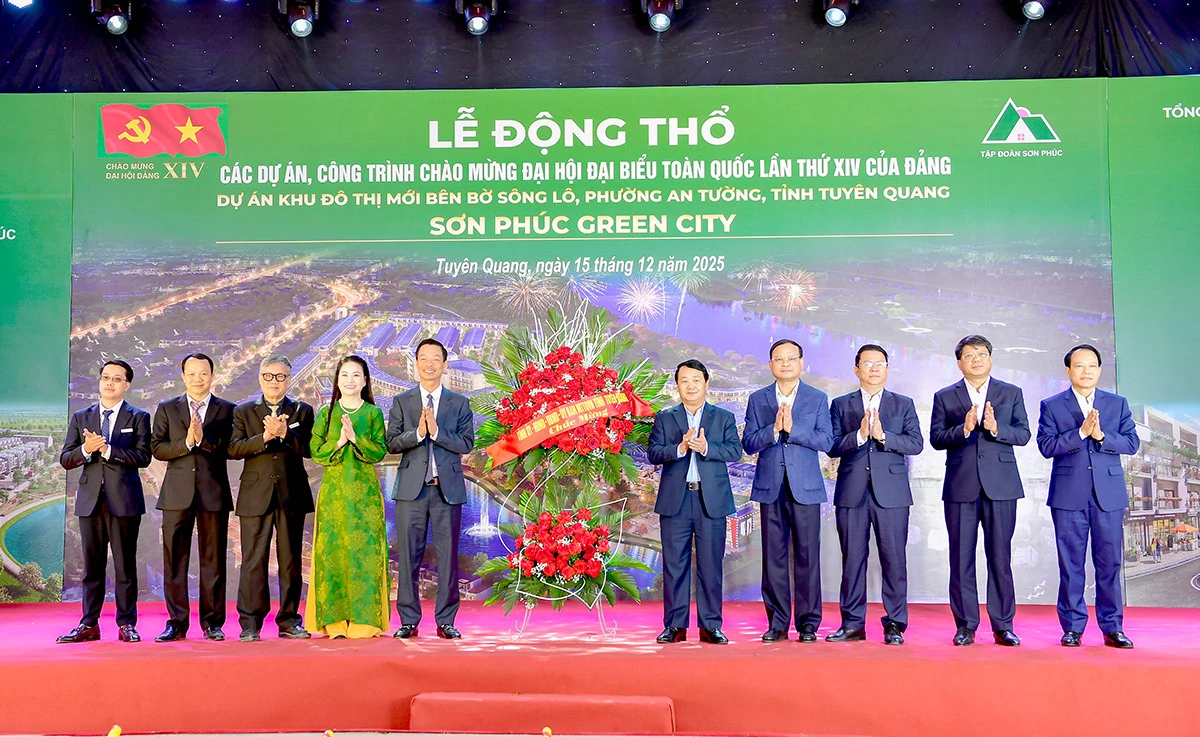 Lễ động thổ dự án Khu đô thị mới bên bờ sông Lô, phường An Tường