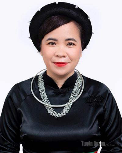 Đồng chí Hoàng Thị Thanh Huyền, Bí thư Đảng ủy, Chủ tịch HĐND xã Việt Lâm