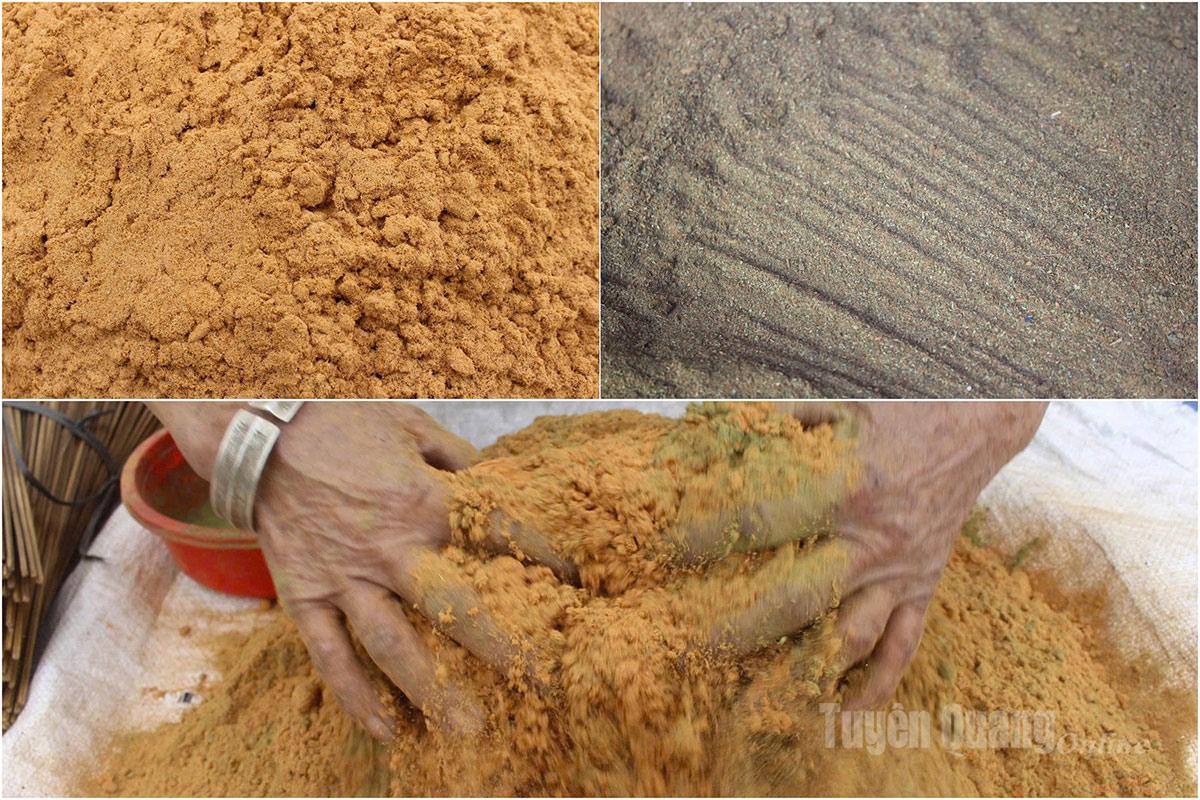 To achieve the most authentic fragrance, the most important factor is the formula for mixing ‘ba hat’ leaf powder with powder made from bark or wood used for incense. If the proportions are uneven, the incense will not adhere properly, will fail to form, or may form but lack the distinctive aroma of the leaves.